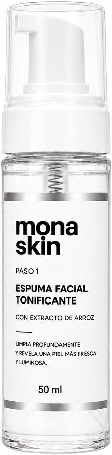 Espuma facial tonificante